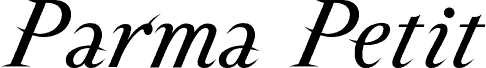 ParmaPetit-Italic