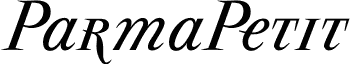 ParmaPetitSCItalic