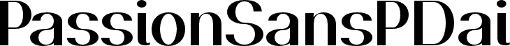 PassionSansPDai-SemiBold