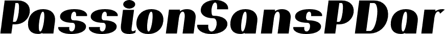 PassionSansPDar-BlackItalic