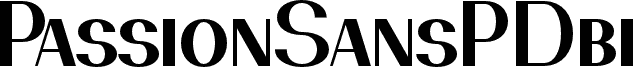 PassionSansPDbi-SemiBoldSmallCaps