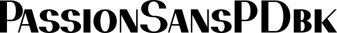 PassionSansPDbk-BoldSmallCaps