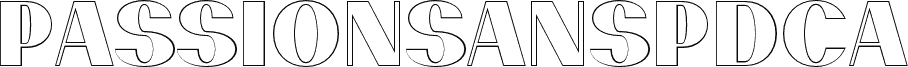 PassionSansPDca-OutlineLight