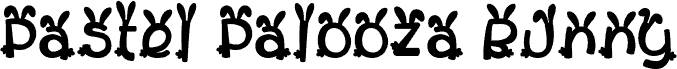Pastel Palooza Bunny font