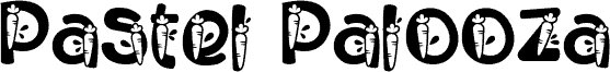 Pastel Palooza Carrot font