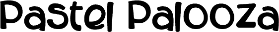 Pastel Palooza font