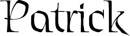Patrick Regular Schriftart