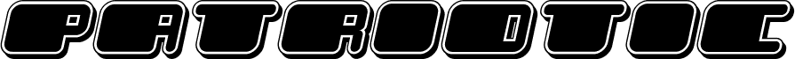 Попередній перегляд шрифту Patriotic Black Italic