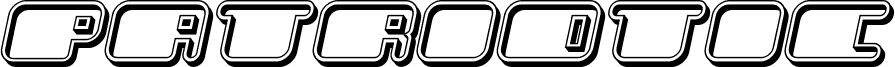 Patriotic Hollow Italic