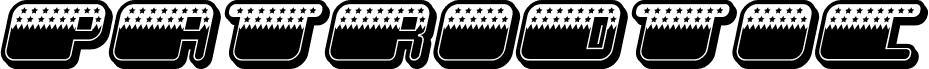 Попередній перегляд шрифту Patriotic Italic