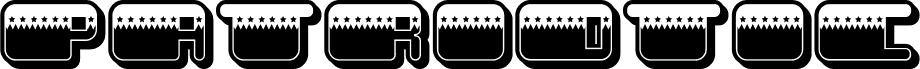 Попередній перегляд шрифту Patriotic Light Regular