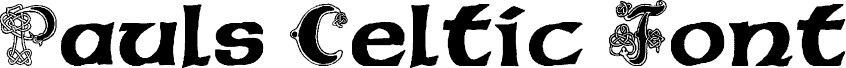 Pauls Celtic Font 2