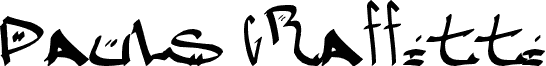 Preview of the Pauls Graffitti font