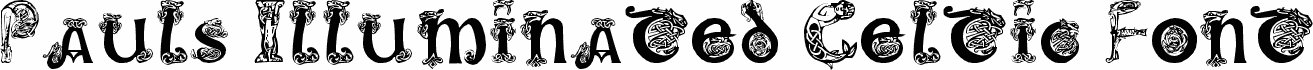 Pauls Illuminated Celtic Font