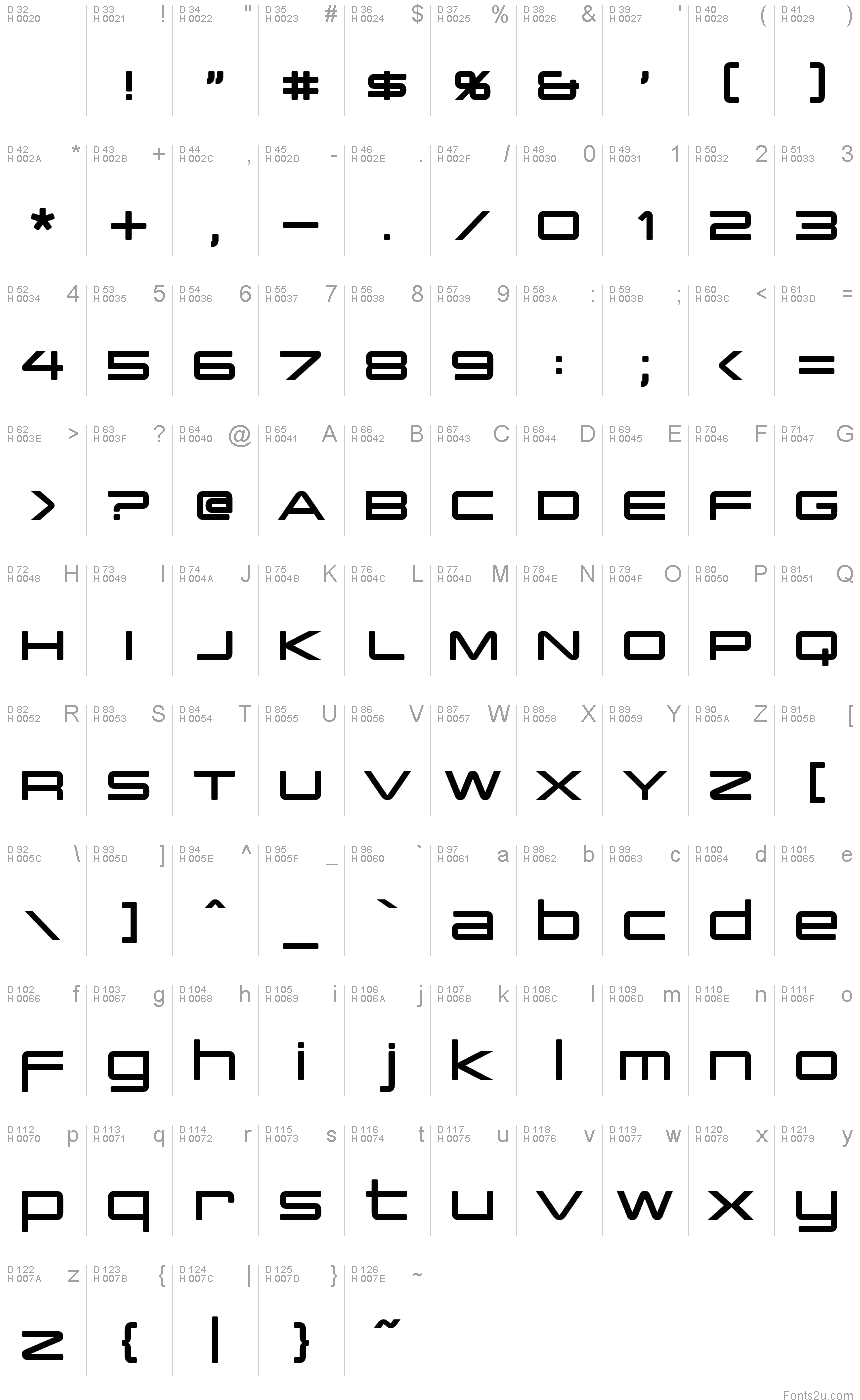 Terminus font. Шрифт терминал