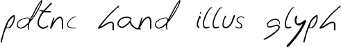 pdtnc hand illus glyph