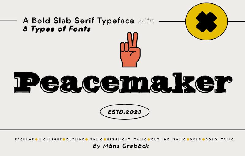 Peacemaker Schriftart