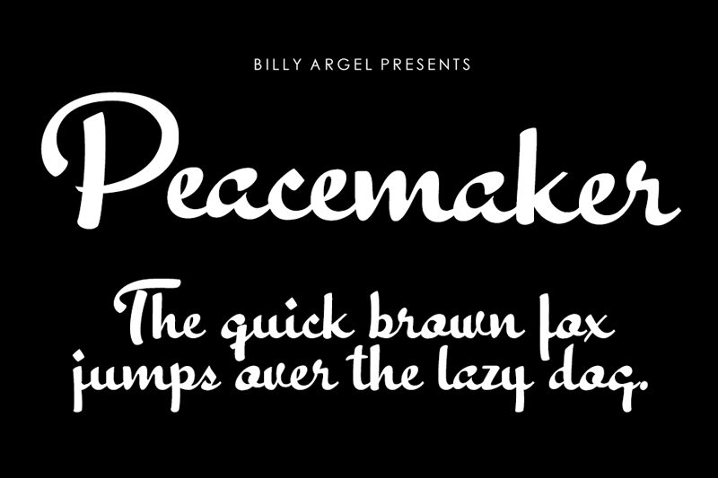 Peacemaker Schriftart