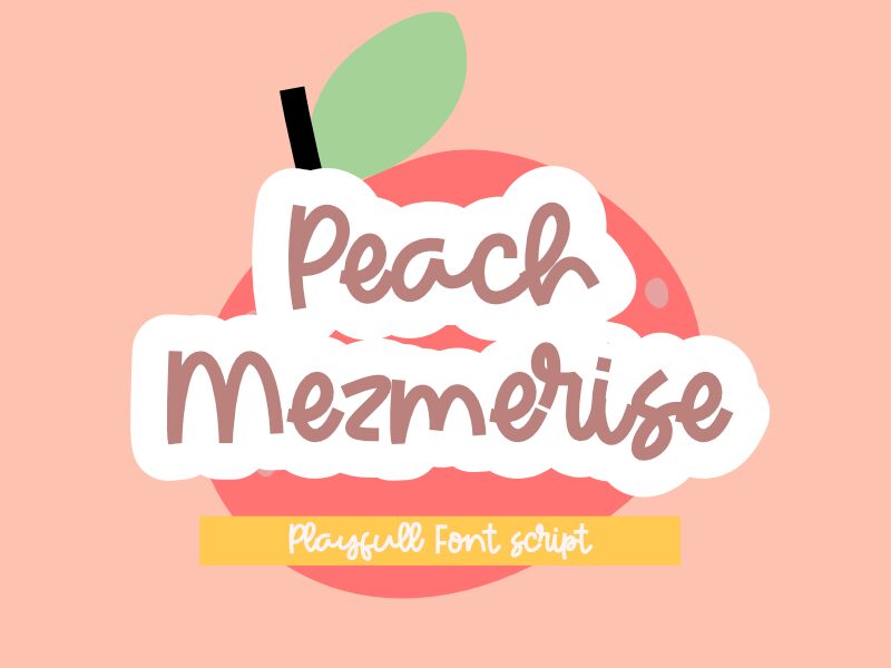Peach Mezmerize Шрифт