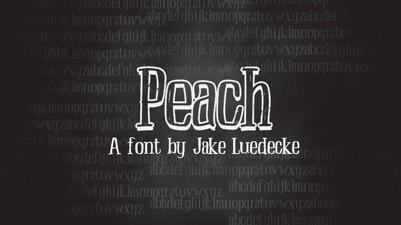 Peach font | Fonts2u.com