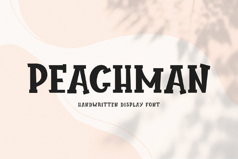 Peachman Schriftart