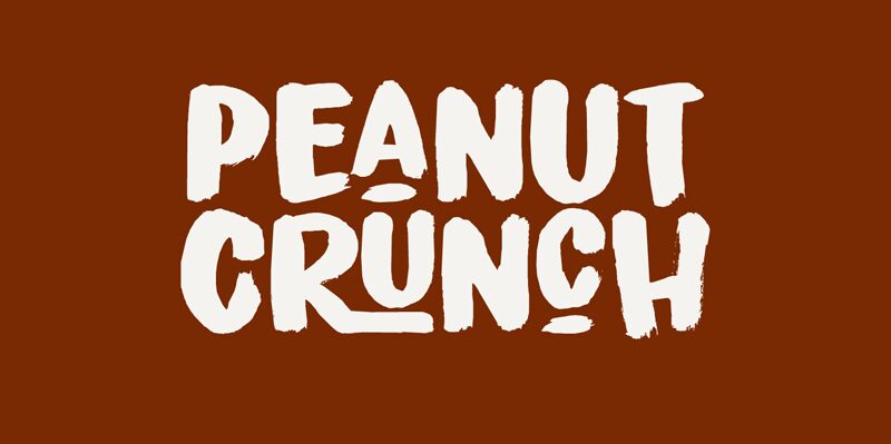 Peanut Crunch Schriftart