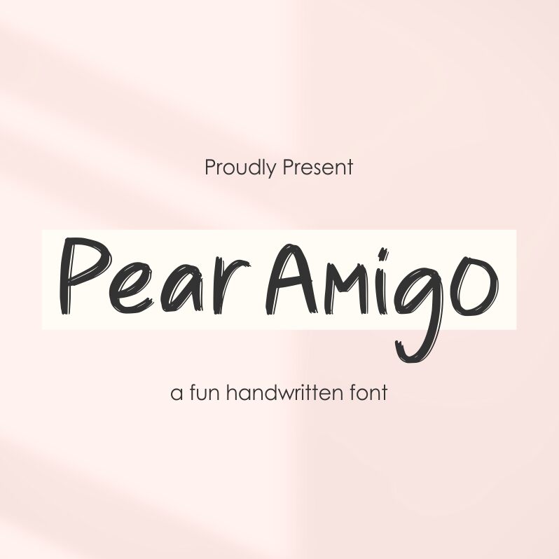 Pear Amigo Шрифт