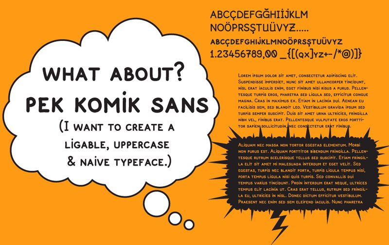 Pek Komik Sans Fonte