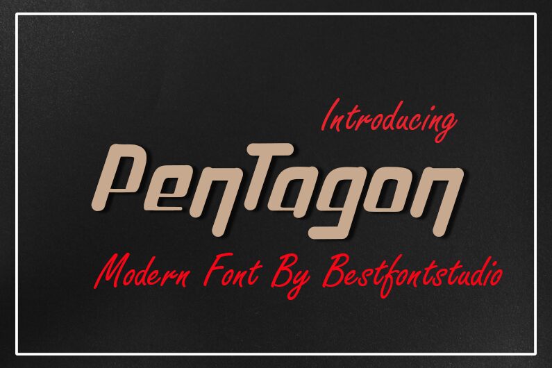 PenTagon Schriftart