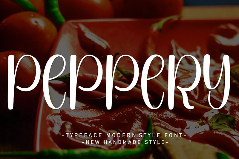 Peppery الخط 
