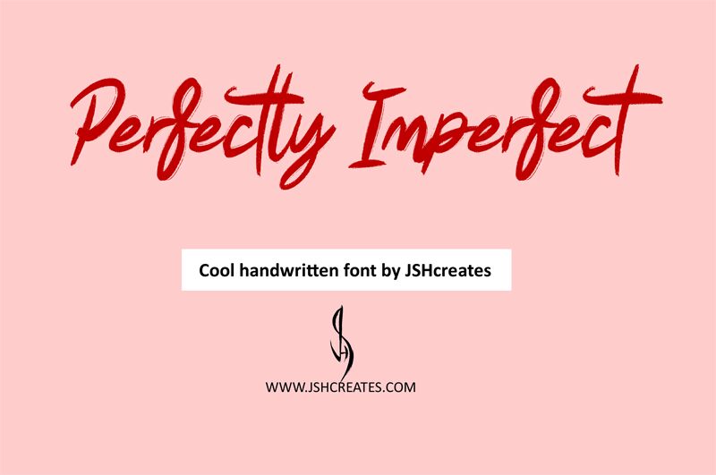 Perfectly Imperfect Schriftart