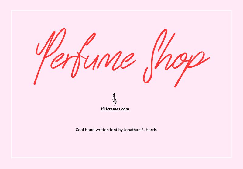 Perfume Shop Schriftart