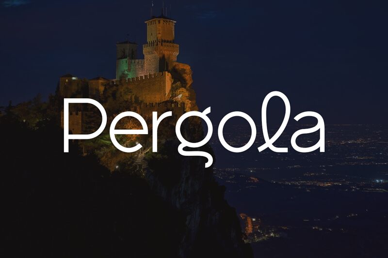 Pergola Шрифт