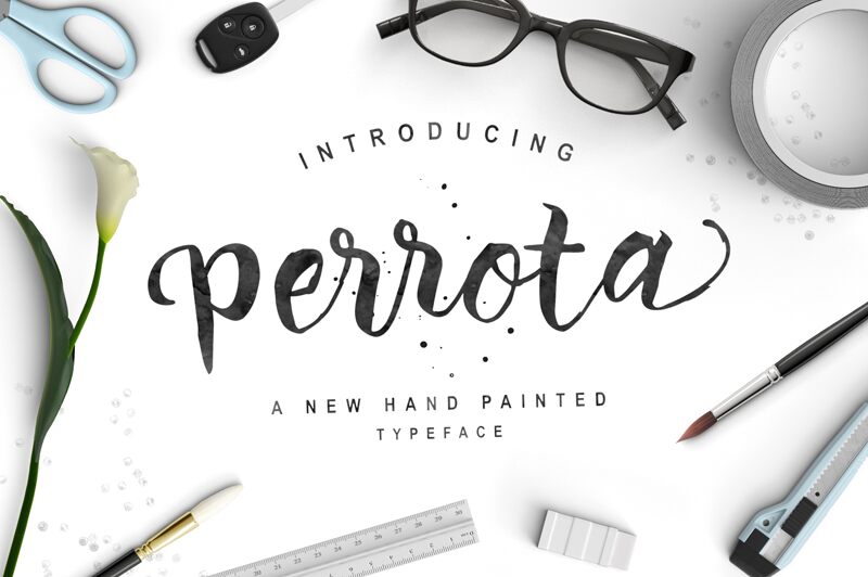 Perrota Typeface Schriftart