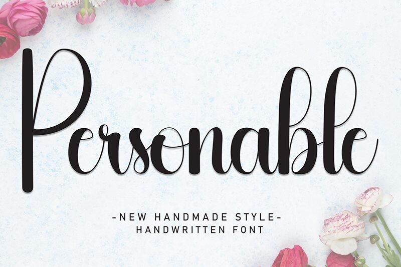 Personable Czcionka