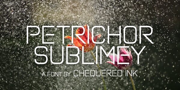 Petrichor Sublimey Schriftart