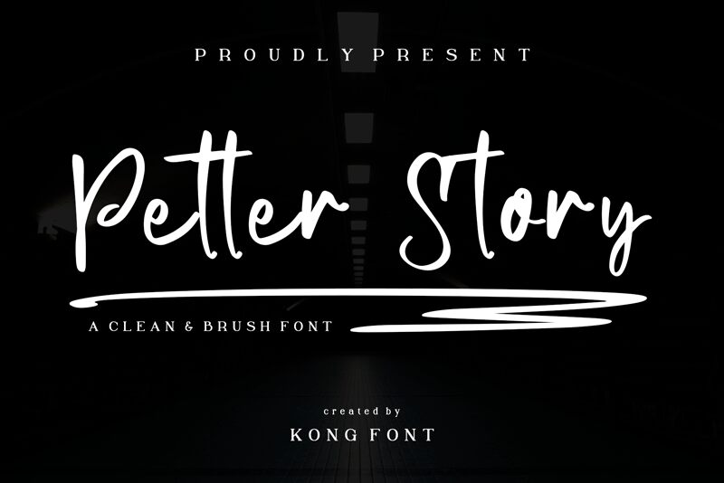 Petter story Schriftart