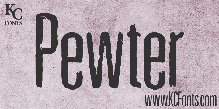 Pewter Czcionka
