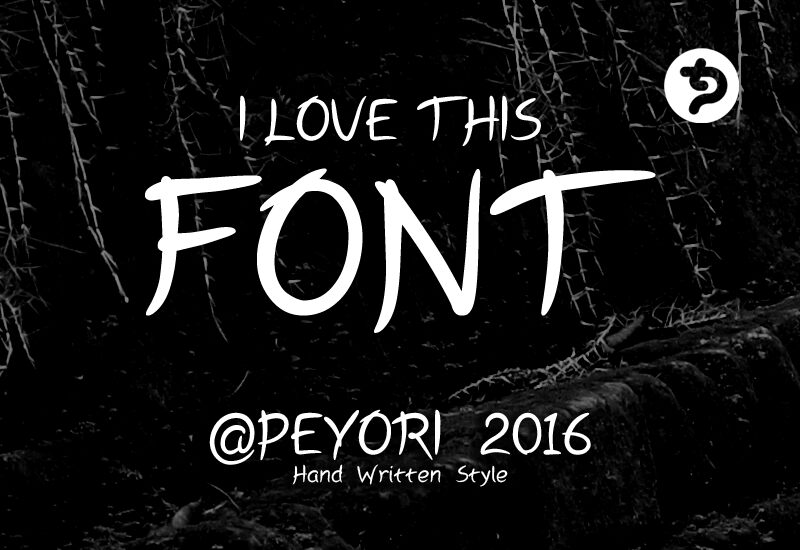 Peyori 字体