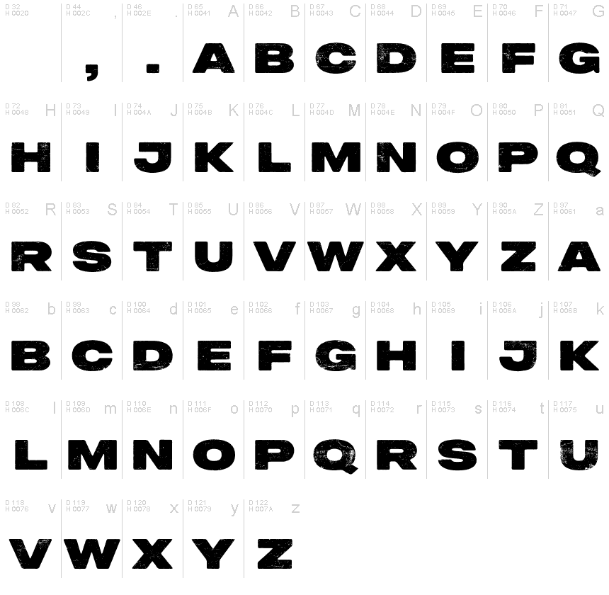 Peckham Press Trial font | Fonts2u.com