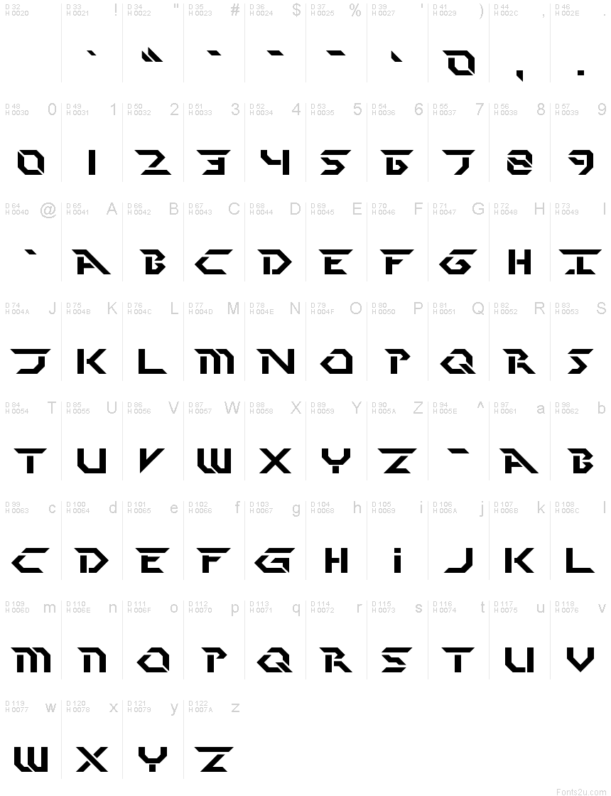 Perfect Dark BRK font