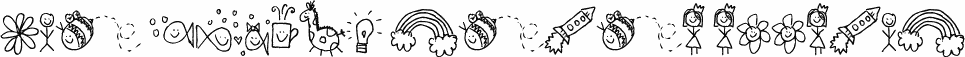 Pea Fruit Salad Doodles