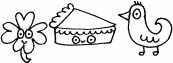 Preview of the Pea Jelene's Doodles font