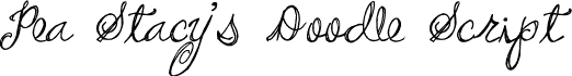 Pea Stacy's Doodle Script