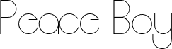 Peace Boy Demo Sans Serif