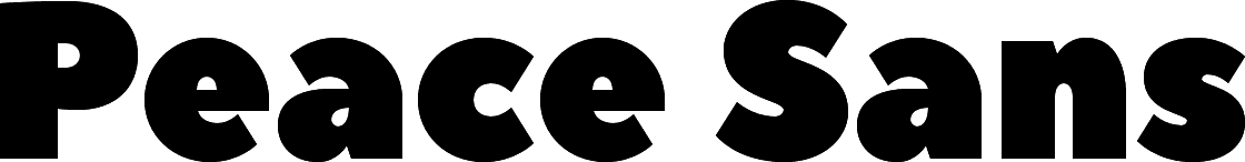Peace шрифт