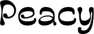 Vorschau der Schriftart Peacy Demo Regular