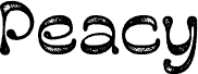 Vorschau der Schriftart Peacy Vintage Demo Stamp