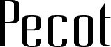 Pecot Condensed