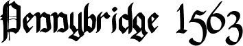 Pennybridge 1563